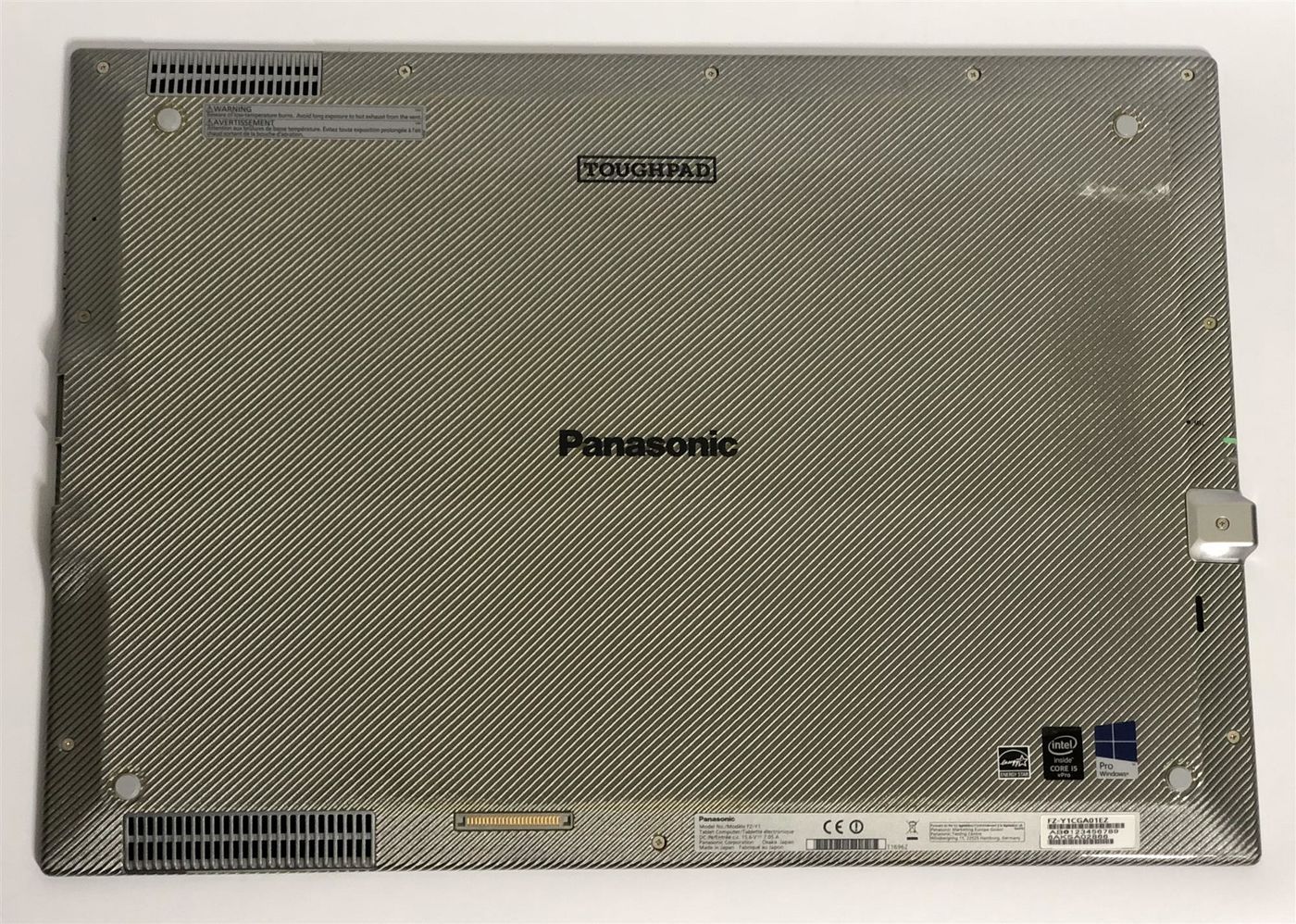 Захищений планшет Panasonic Toughpad FZ-Y1 / 20" (3840x2560) IPS Touch / i5-5300U / 8GB / 256GB SSD / Win11Pro - Б/в