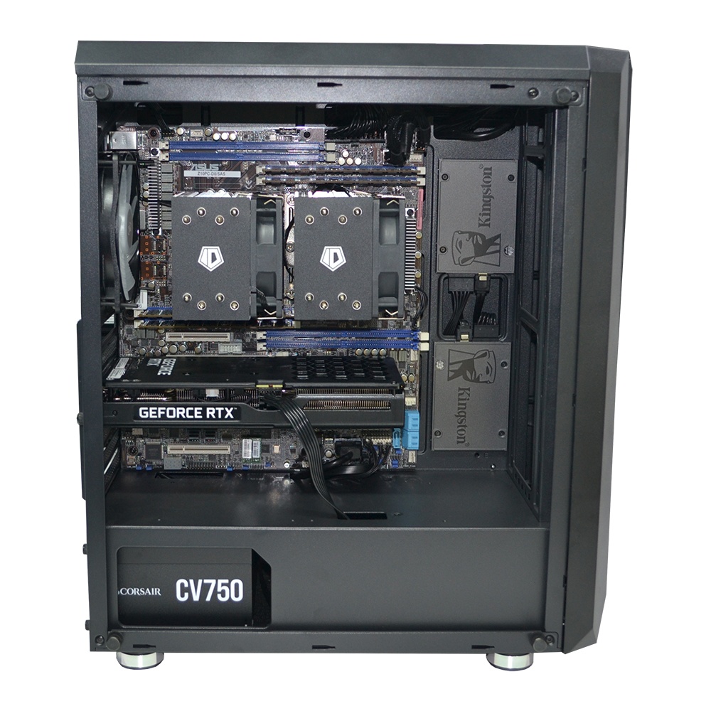 Двопроцесорна робоча станція PowerUp #427 Xeon E5 2690 v4 x2/64 GB/SSD 1TB/GeForce RTX 4060 8GB