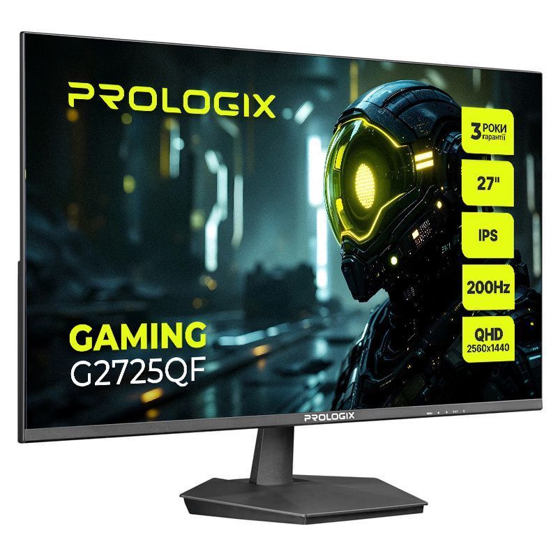 Prologix Gaming 27" G2725QF IPS Black 200Hz Monitor