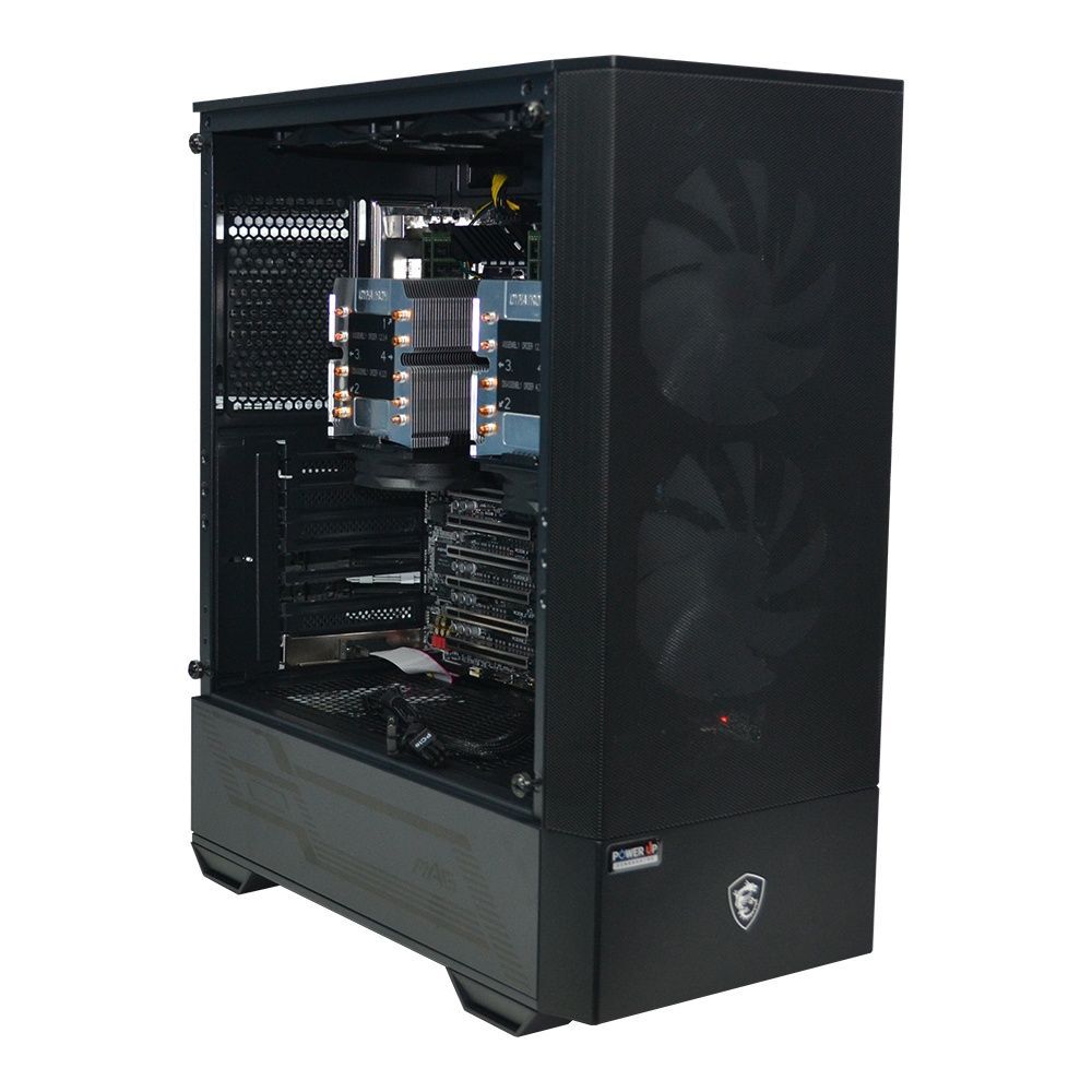 Сервер двухпроцессорный TOWER PowerUp #143 Intel Xeon Platinum 8270 x2/128 GB/HDD 4 TB/SSD 512GB х2