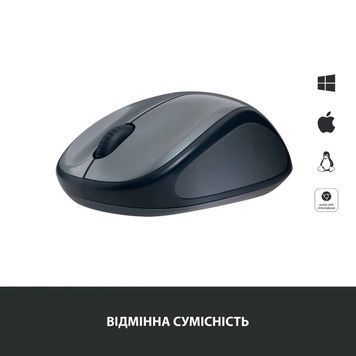 Мышь беспроводная Logitech M235 Grey (910-002201)