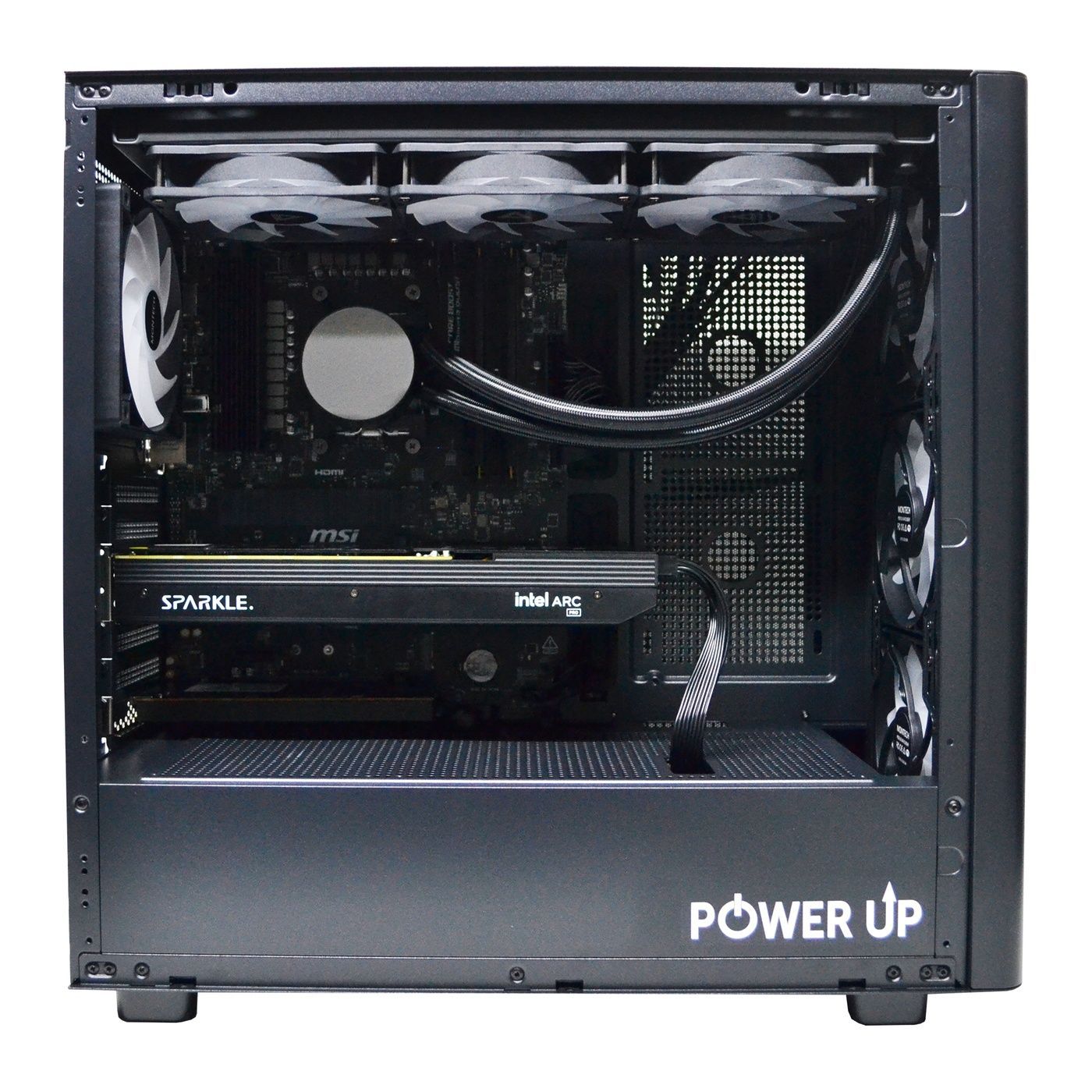 Рабочая станция PowerUp Desktop #771 Ryzen 9 9950x/32 GB/SSD 1TB/Intel Arc B60 24GB