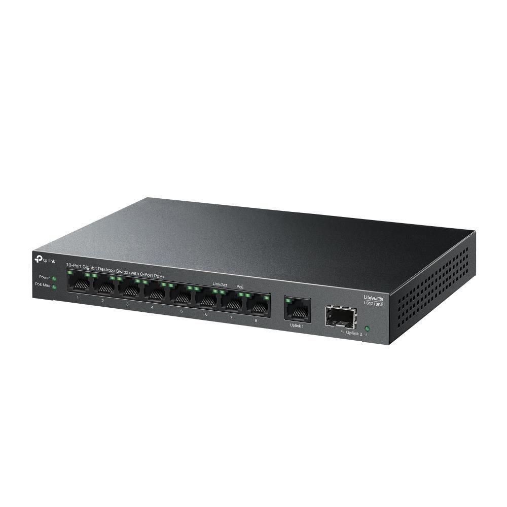 Комутатор TP-LINK 9PORT /1 Gbps (LS1210GP)