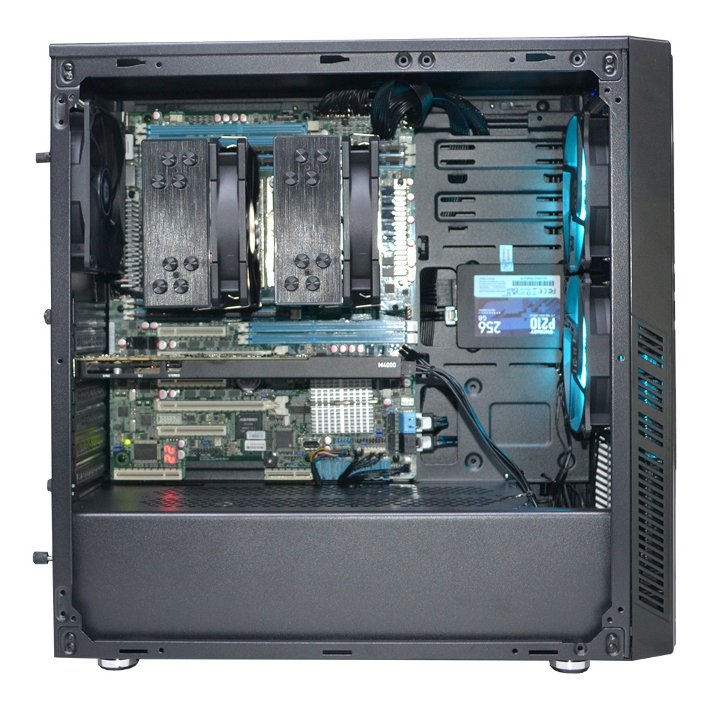 Двопроцесорна робоча станція PowerUp #204 Xeon E5 2690 v3 x2/64 GB/HDD 1 TB/SSD 256GB/NVIDIA Quadro M4000 8GB