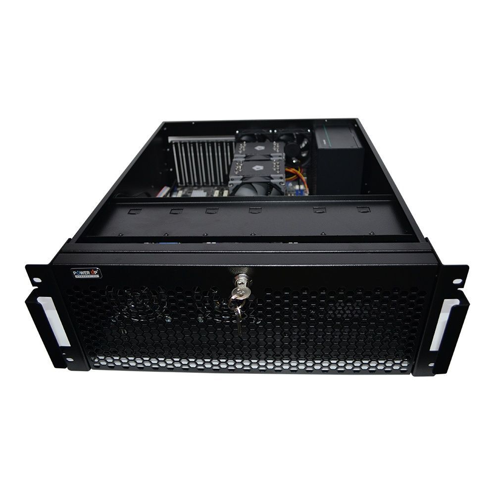 PowerUp Rack 4U Dual-Processor Server #116 Xeon E5 2680 v4 x2/128 GB/SSD 512 GB x2