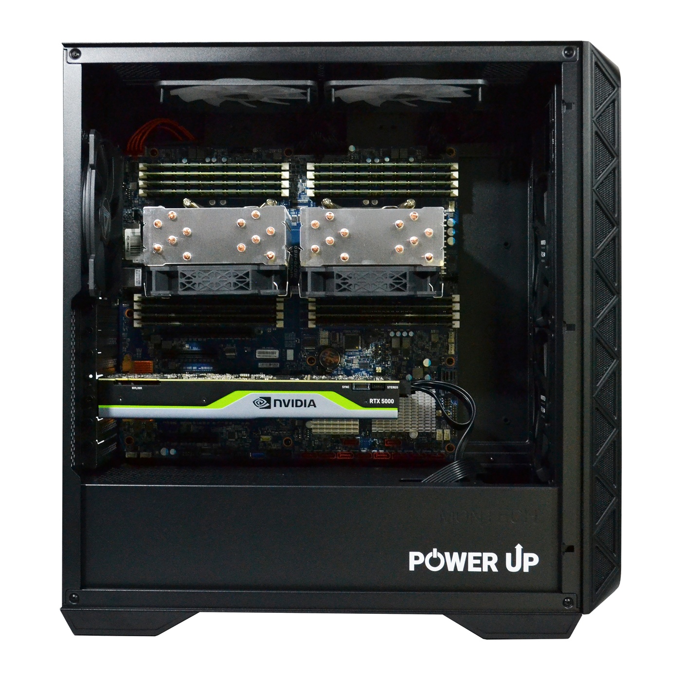 Двухпроцессорная рабочая станция PowerUp #465 Xeon E5 2690 v4 x2/128 GB/SSD 1TB/NVIDIA Quadro RTX5000 16GB