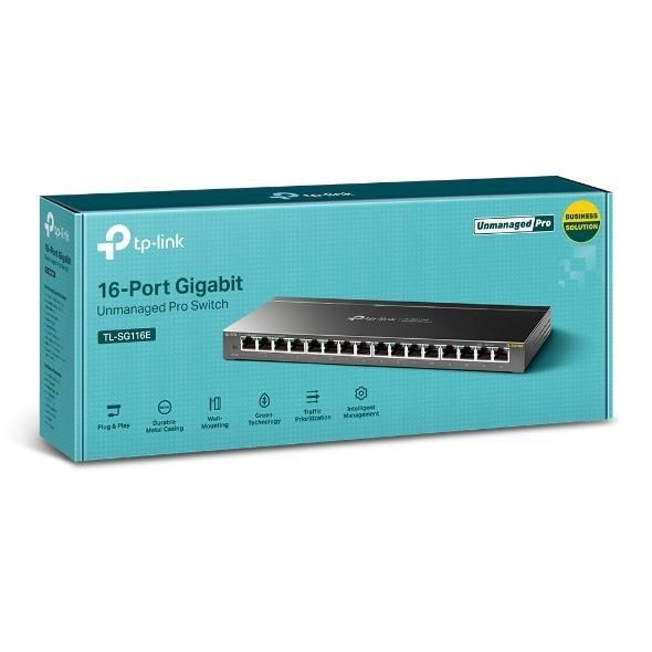Комутатор TP-LINK 16PORT /1 Gbps (TL-SG116E)