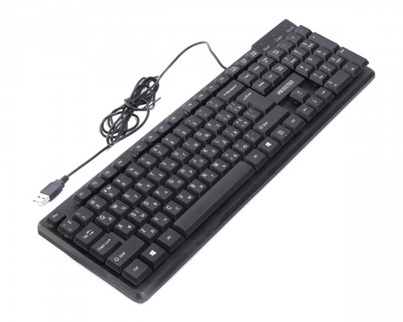 Keyboard Maxxter KBM-U01-UA Black USB