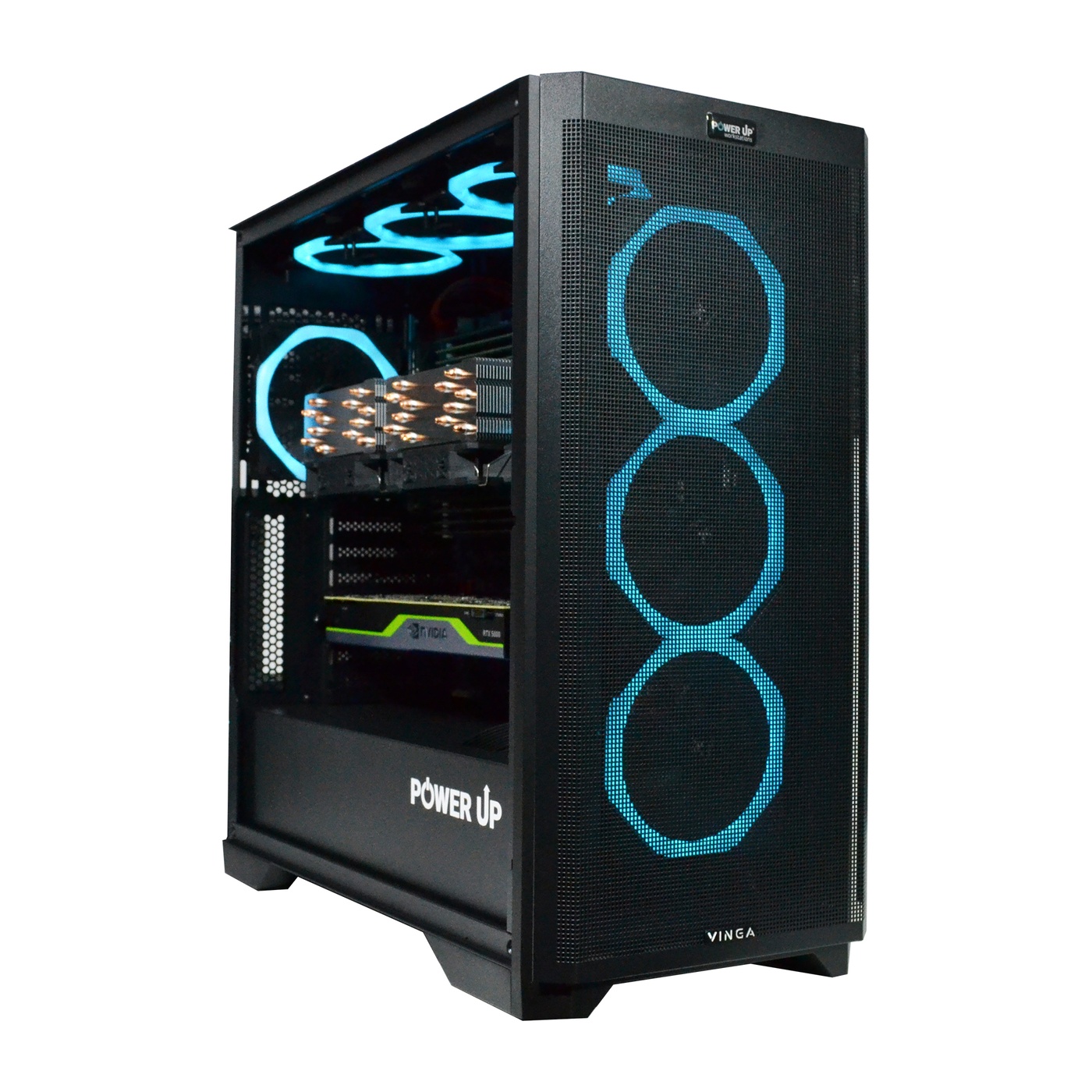 PowerUp Dual Processor Workstation #456 Xeon E5 2699 v4 x2/128 GB/HDD 2 TB/SSD 1TB/NVIDIA Quadro RTX5000 16GB