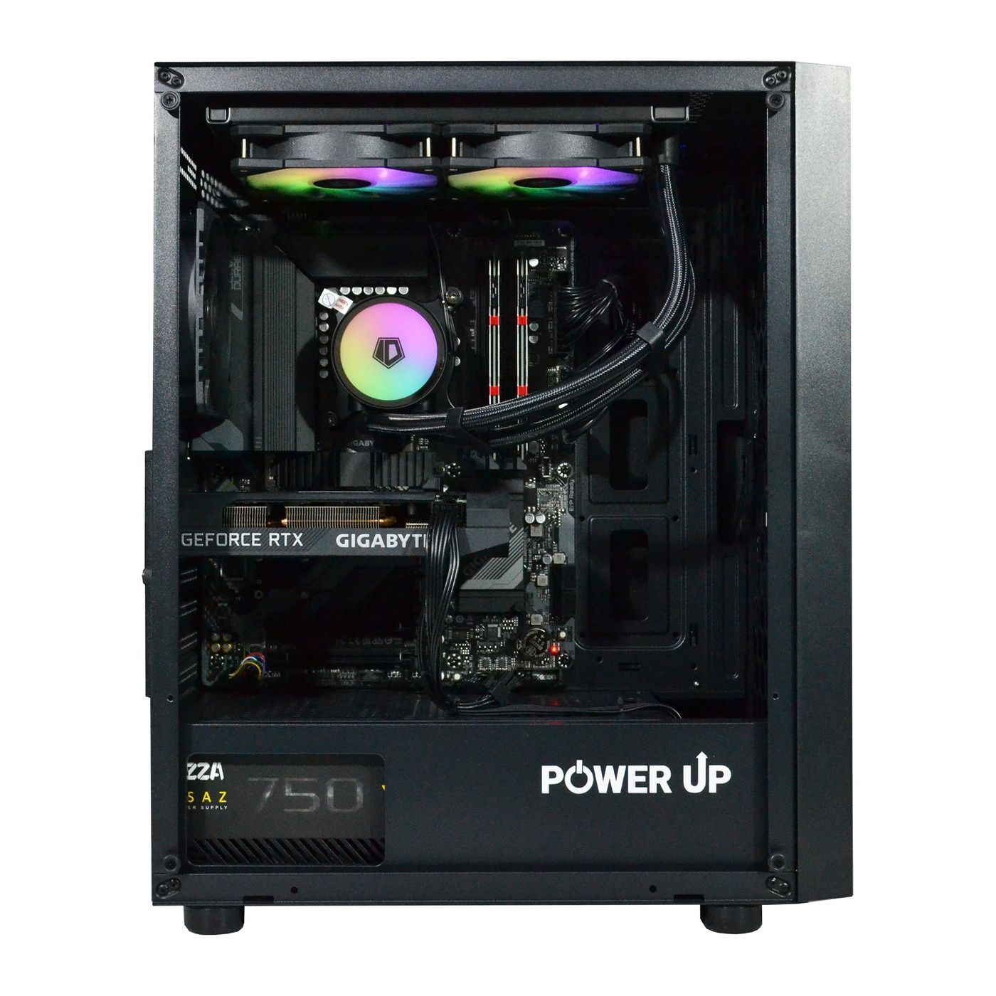 Рабочая станция PowerUp Desktop #482 Ryzen 9 7900x/32 GB/SSD 512GB/GeForce RTX 3050 6GB