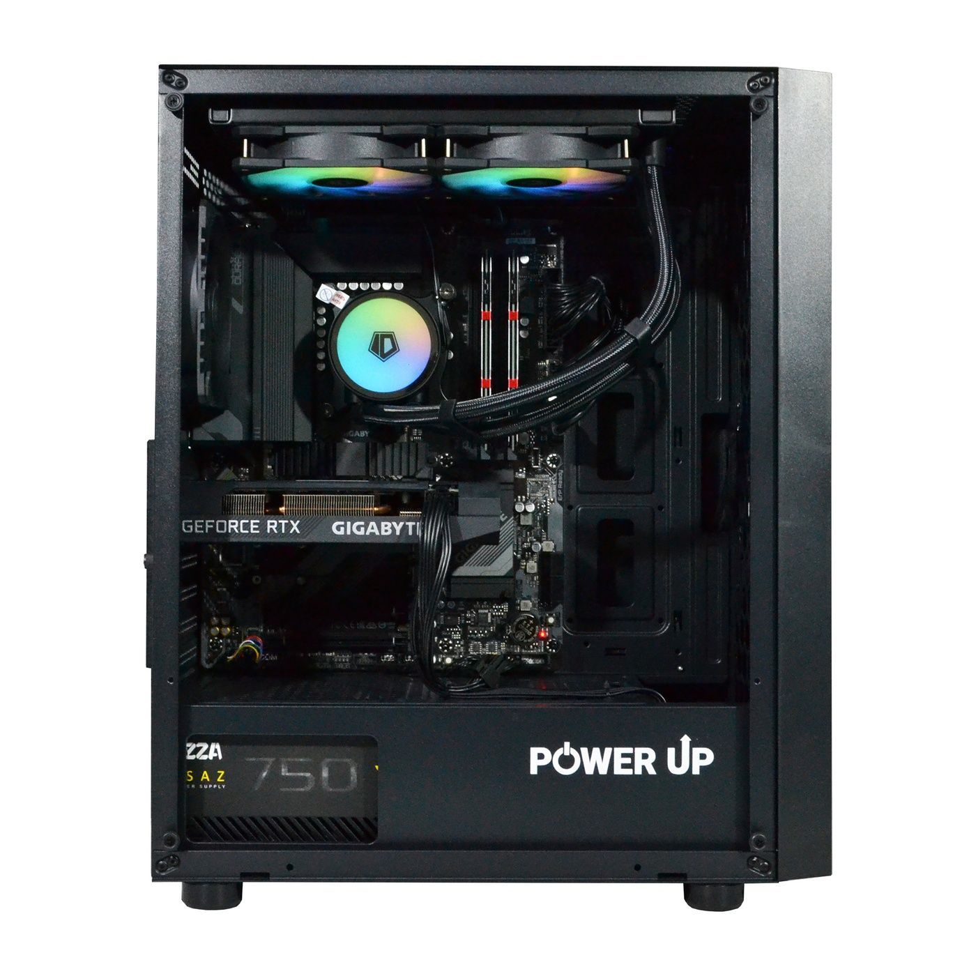 Рабочая станция PowerUp Desktop #482 Ryzen 9 7900x/32 GB/SSD 512GB/GeForce RTX 3050 6GB