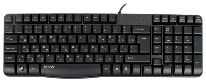 Keyboard Rapoo N2400 Black