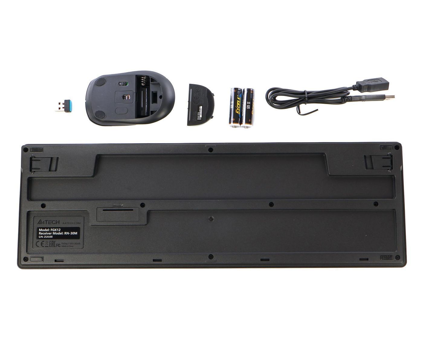 A4Tech FG1200S Black Wireless Keyboard and Mouse Set