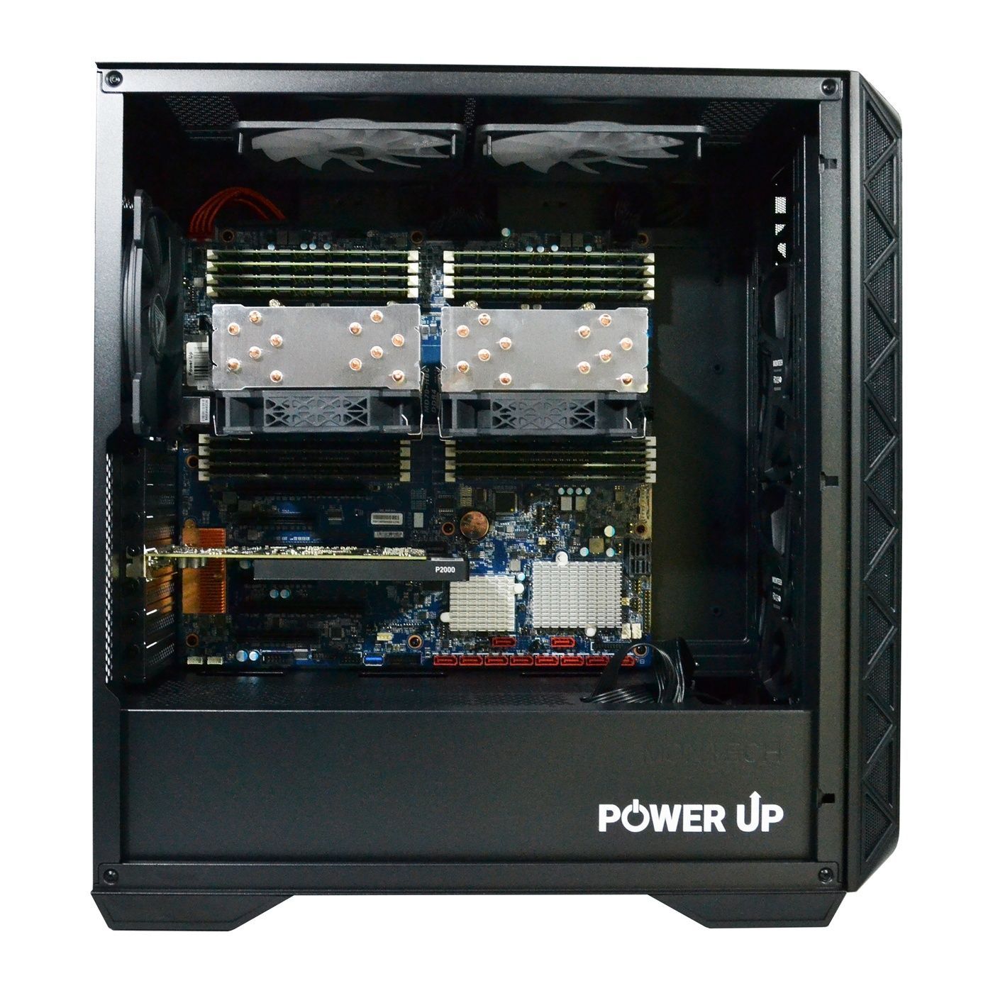 Двухпроцессорная рабочая станция PowerUp #639 Xeon E5 2687 v4 x2/32 GB/SSD 512GB/NVIDIA Quadro P2000 5GB
