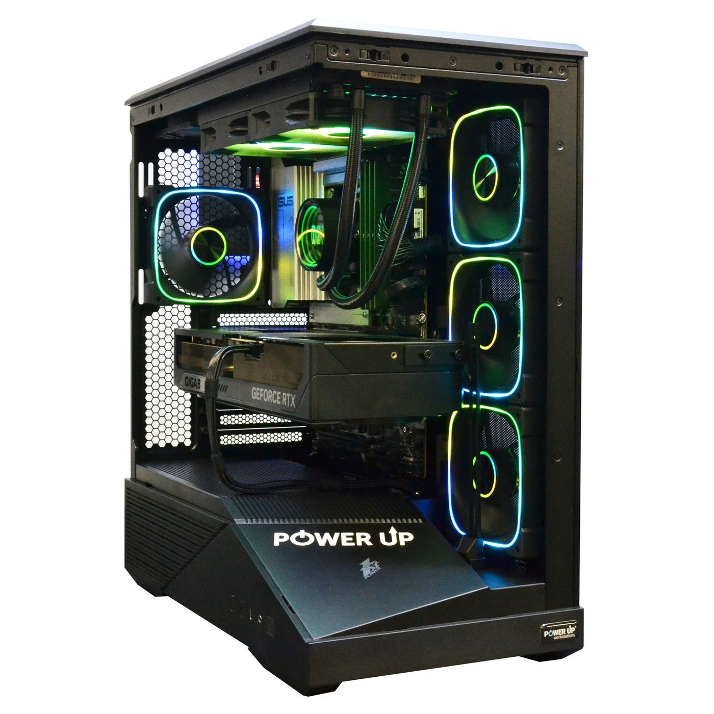 Рабочая станция PowerUp Desktop #801 Core Ultra 7 270K PLUS/64 GB/HDD 4 TB/SSD 2TB/GeForce RTX 5080 16GB