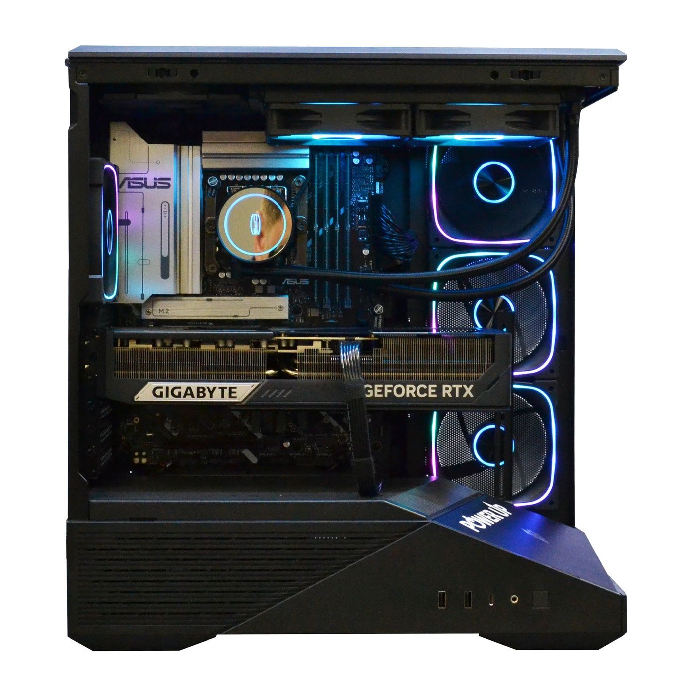 Рабочая станция PowerUp Desktop #801 Core Ultra 7 270K PLUS/64 GB/HDD 4 TB/SSD 2TB/GeForce RTX 5080 16GB