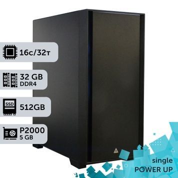 PowerUp #646 AMD EPYC 7F52/32 GB/512 GB SSD/NVIDIA Quadro P2000 5 GB Workstation