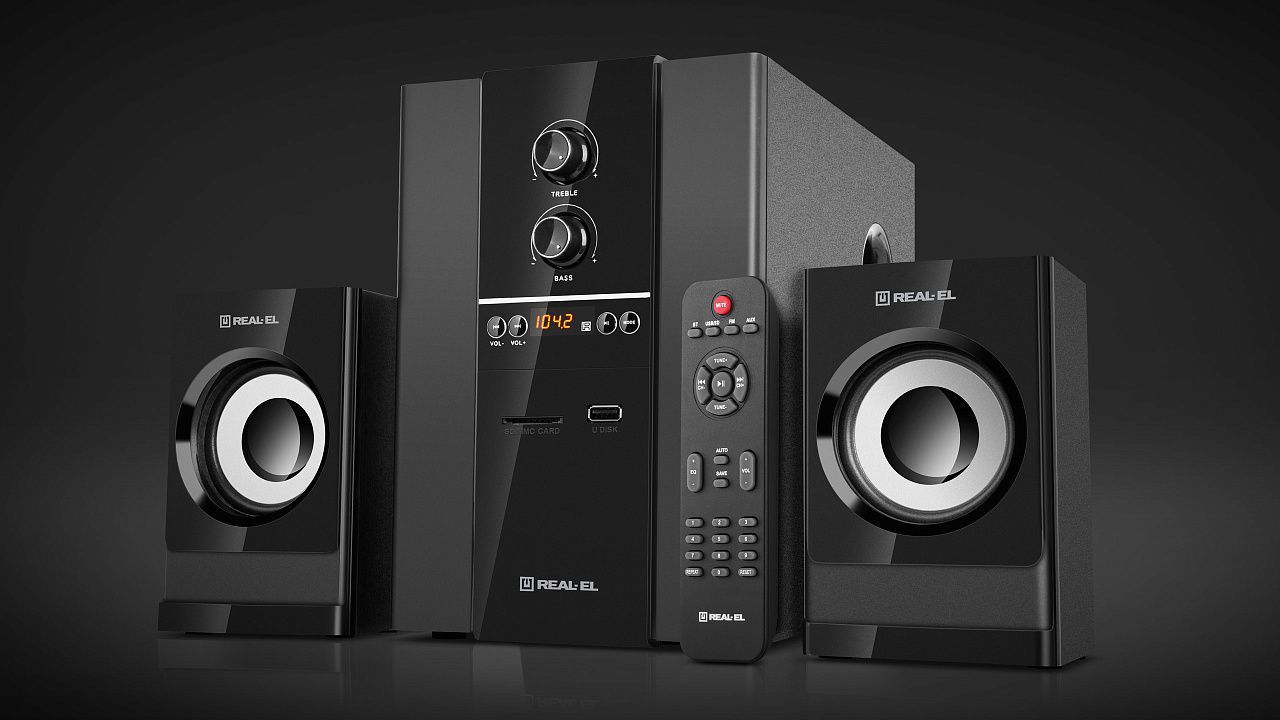 Акустическая система REAL-EL M-355 Black