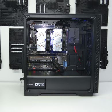 Двухпроцессорная рабочая станция PowerUp #61 Xeon E5 2680 v3 x2/64 GB/HDD 2 TB/SSD 240 GB/GeForce RTX 2060 6GB