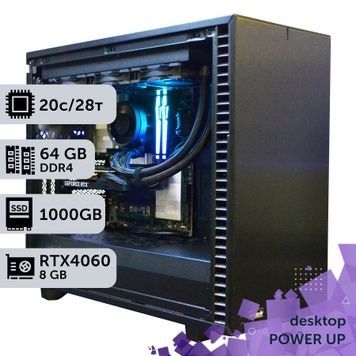 PowerUp Desktop Workstation #315 Core i7 14700K/64 GB/SSD 1TB/GeForce RTX 4060 8GB