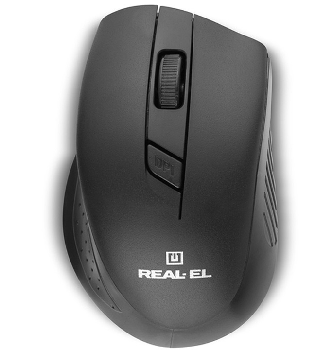 Wireless mouse REAL-EL RM-300 Black/Grey USB