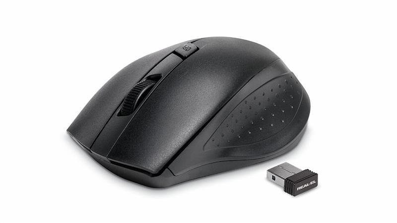 Wireless mouse REAL-EL RM-300 Black/Grey USB