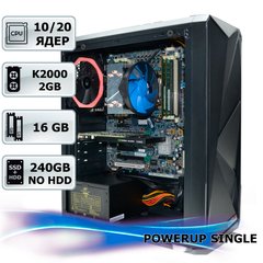 Рабочая станция PowerUp #46 Xeon E5 2670 v2/16 GB/SSD 240 GB/NVIDIA Quadro K2000 2GB