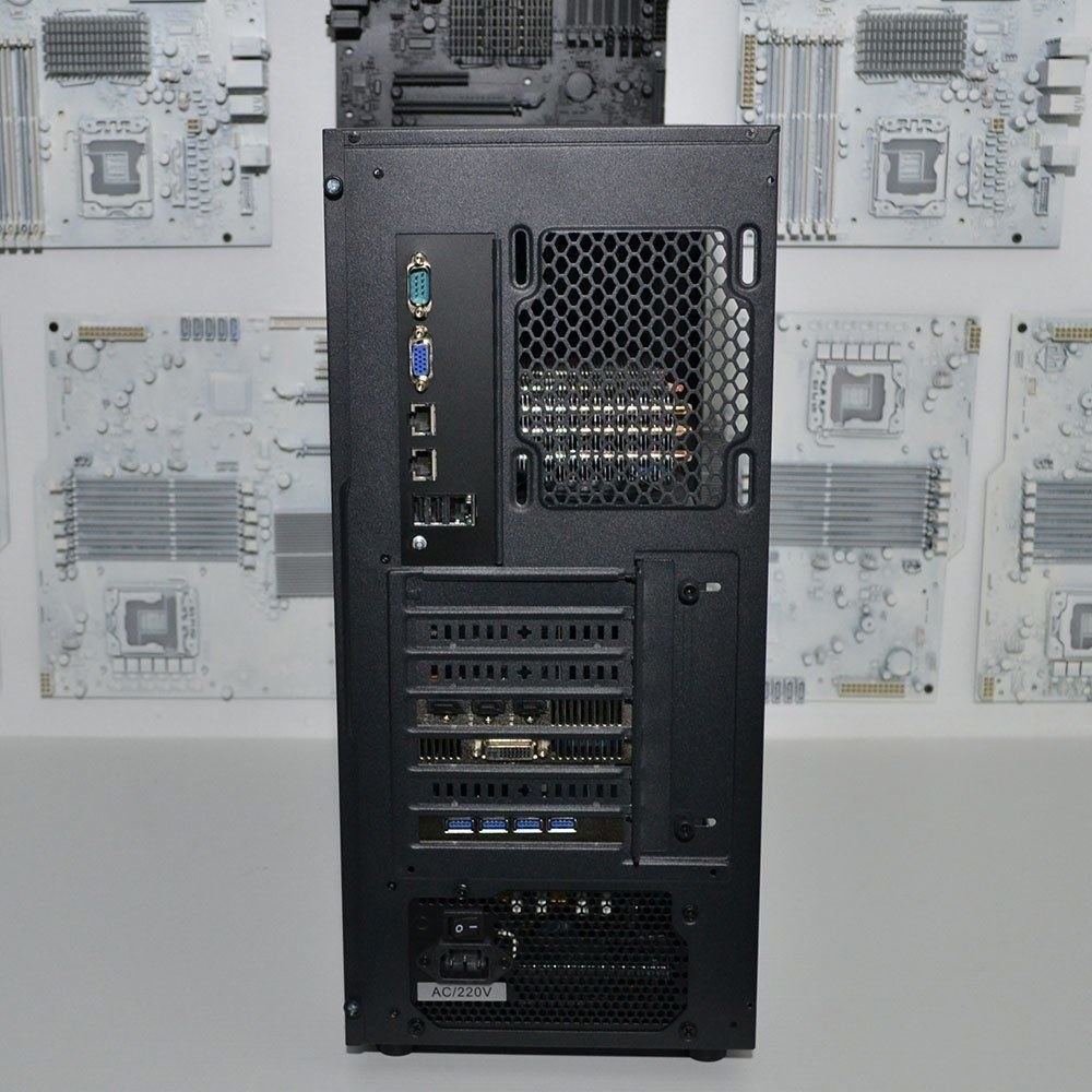 Двухпроцесорна рабоча станція PowerUp #164 Xeon E5 2670/64 GB/HDD 2 TB/SSD 120 GB/GeForce GTX 1660 6GB