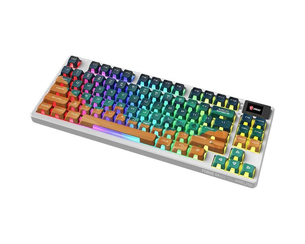 Клавіатура бездротова MSI FORGE GK600 TKL MARS