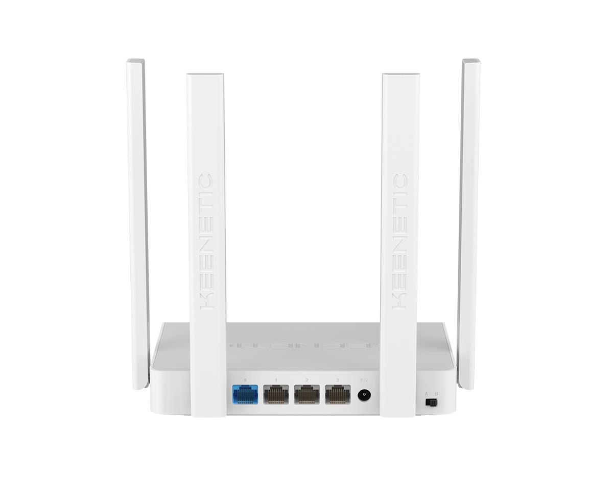 Порты гигабитного Ethernet на задней панели роутера Keenetic KN-3013