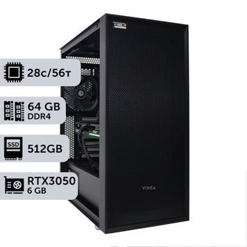 PowerUp #517 Dual-Processor Workstation with Xeon E5 2680 v4 x2/64 GB/512 GB SSD/GeForce RTX 3050 6 GB