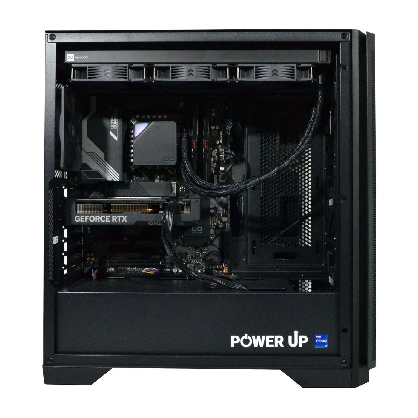 Рабочая станция PowerUp Desktop #510 Core Ultra 7 265KF/64 GB/HDD 4 TB/SSD 1TB/GeForce RTX 4060Ti 8GB