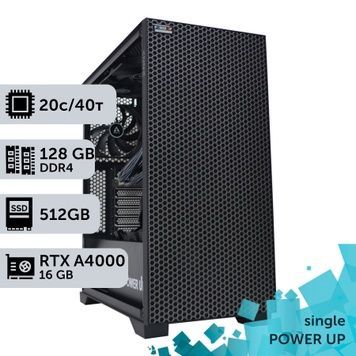 PowerUp #228 Xeon E5 2673 v4 Workstation/128GB/512GB SSD/NVIDIA Quadro RTX A4000 16GB
