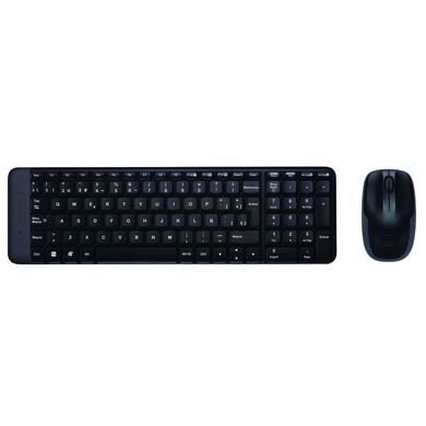 Комплект ( клавиатура + мышь) Logitech Desktop MK220 USB, BOX, Black