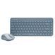 A4Tech FG3200 Air2 Blue Wireless Keyboard and Mouse Set