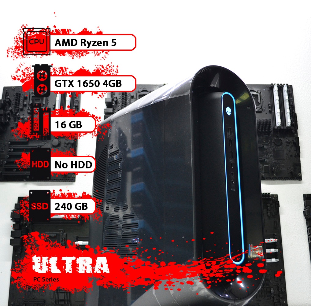 Компьютер DELL Alienware Aurora R10 #10 Ryzen 5 5600x/16 GB/SSD 240 GB/GeForce GTX 1650 4GB