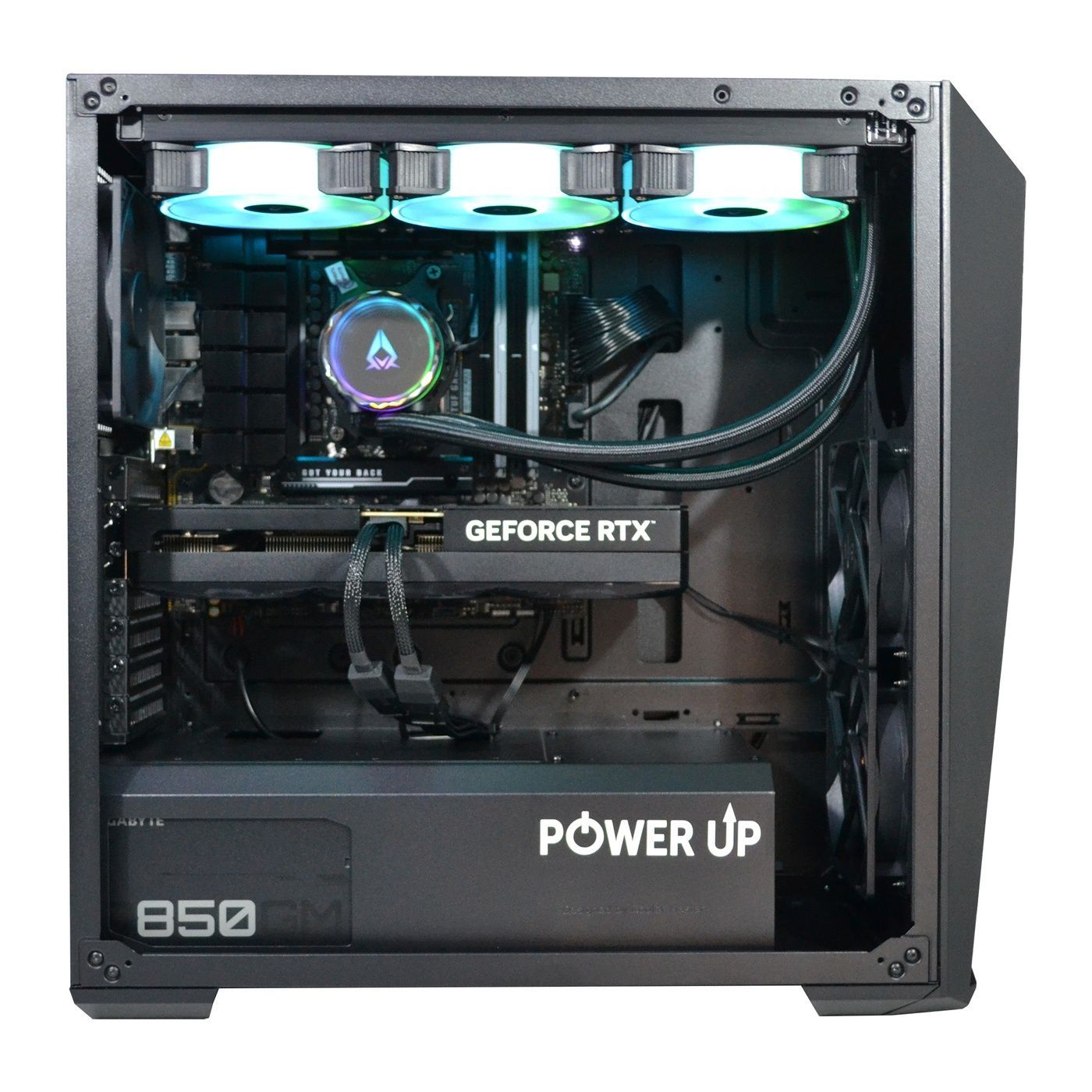 Робоча станція PowerUp Desktop #571 Core i9 14900K/128 GB/HDD 6 TB/SSD 2TB/GeForce RTX 5080 16GB
