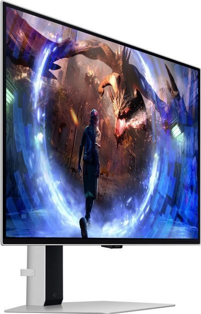 Монiтор Samsung 27" Odyssey G6 LS27DG600 (LS27DG600SIXUA) OLED Silver 360Hz