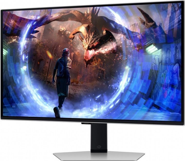 Монiтор Samsung 27" Odyssey G6 LS27DG600 (LS27DG600SIXUA) OLED Silver 360Hz