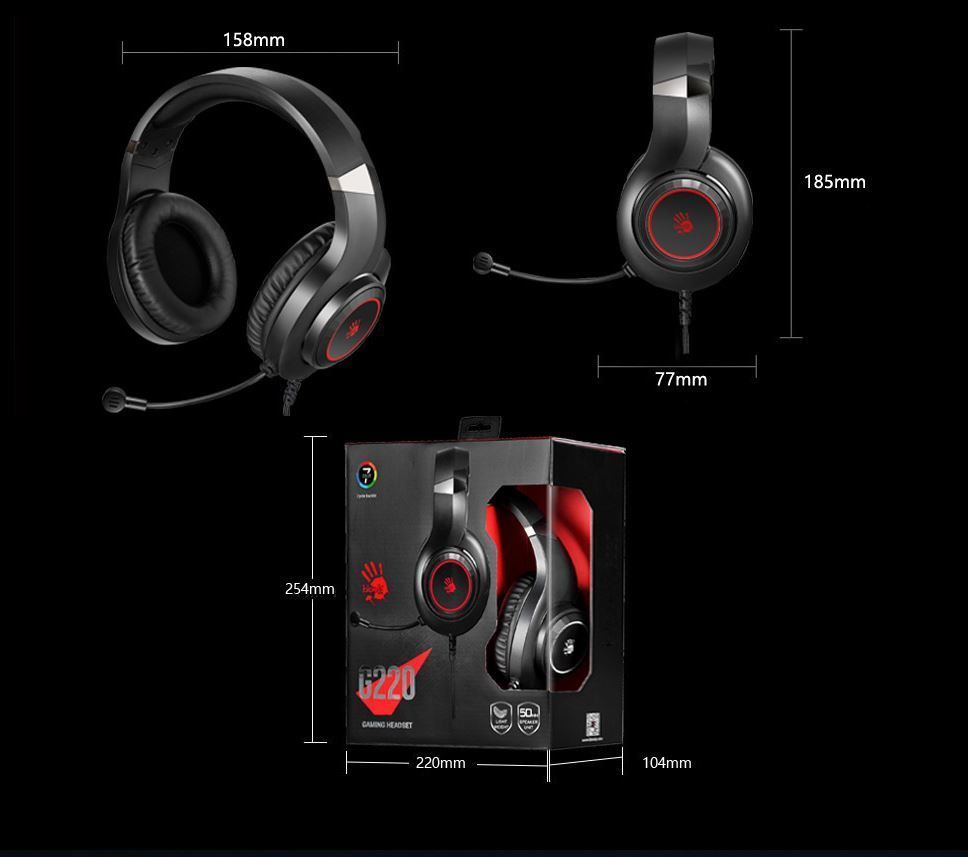 Гарнітура Bloody G220 Black