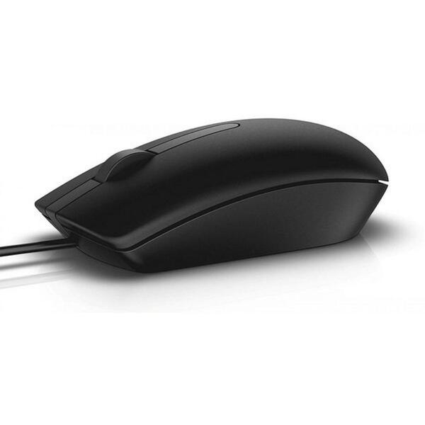 Мышка Dell Optical Mouse MS116 (570-AAIS) черная, проводная