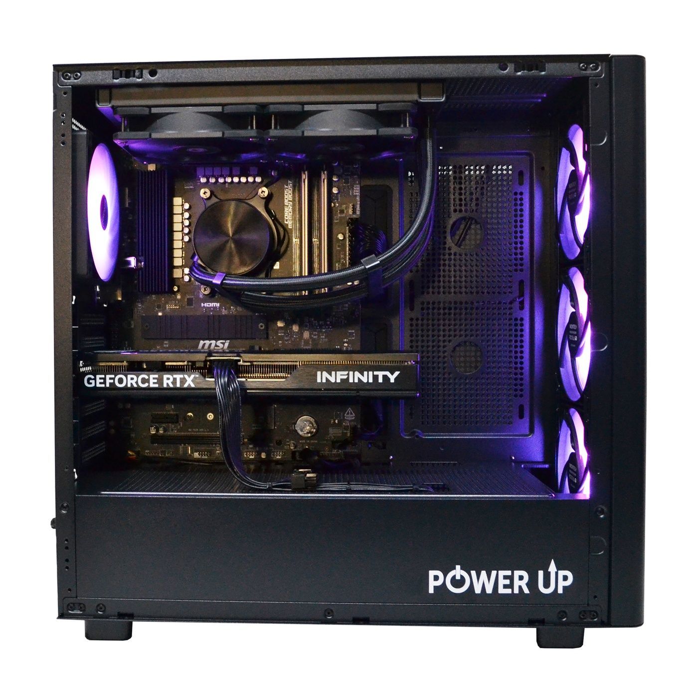 Робоча станція PowerUp Desktop #762 Ryzen 9 9900x/32 GB/HDD 2 TB/SSD 512GB/GeForce RTX 5060Ti 16GB