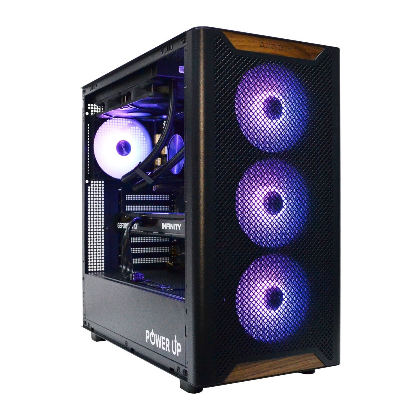Робоча станція PowerUp Desktop #762 Ryzen 9 9900x/32 GB/HDD 2 TB/SSD 512GB/GeForce RTX 5060Ti 16GB