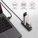 Хаб AXAGON HUE-M1AL SuperSpeed USB-A MINI hub, USB-A кабель 120см, Чорний