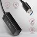 Хаб AXAGON HUE-M1AL SuperSpeed USB-A MINI hub, USB-A кабель 120см, Чорний