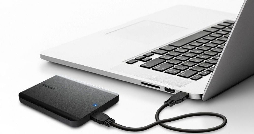 Toshiba Canvio Basics Black 2.5" USB 1.0TB External Hard Drive (HDTB510EK3AA)
