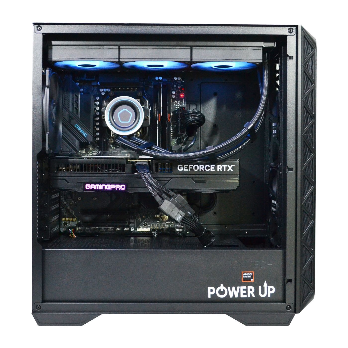 Комп'ютер Power Up #38 для DaVinci Resolve/Core i9 14900K/128 GB/HDD 6 TB/SSD 2TB/GeForce RTX 5070Ti 16GB