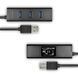 Хаб AXAGON HUE-S2BL USB3.0 CHARGING hub, 1.2м кабель, MicroUSB зарядка, Черный