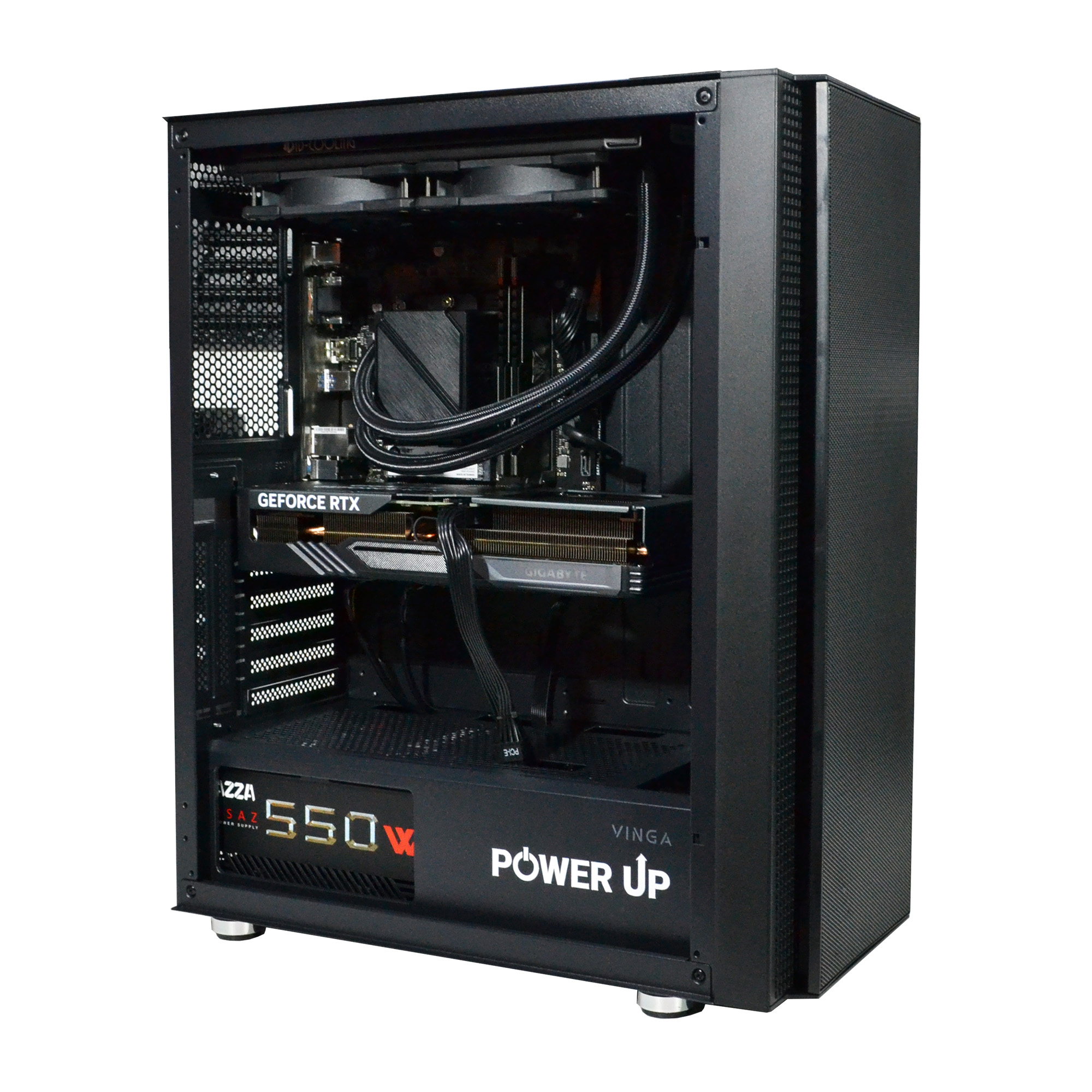 A gaming computer with a transparent side panel and neat cable management. — Ryzen 7 7800 + RTX4080 A gaming computer with a transparent side panel and neat cable management. — Ryzen 7 7800 + RTX4080