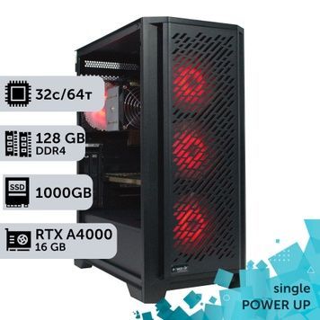 PowerUp #245 AMD EPYC 7551/128 GB/1 TB SSD/NVIDIA Quadro RTX A4000 16 GB Workstation